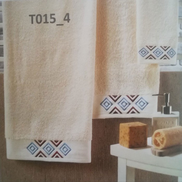 Set of cotton towels 3 pieces (T015_4)